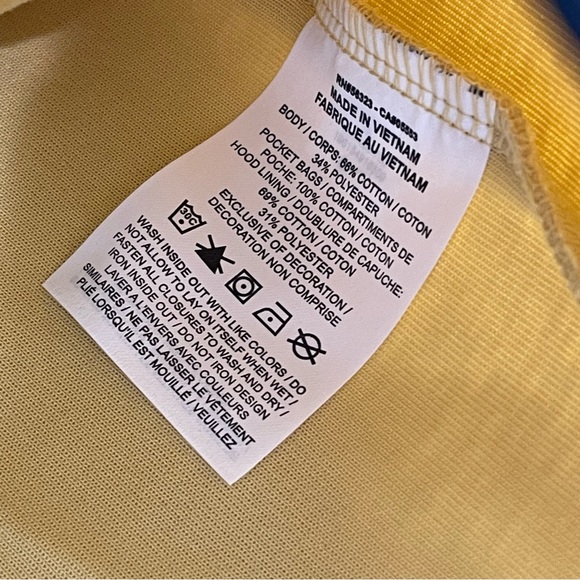 Nike Sportswear Tech Fleece Full Zip Hoodie Saturn Gold Black CU4489-700 Mens - Picture 8 of 14